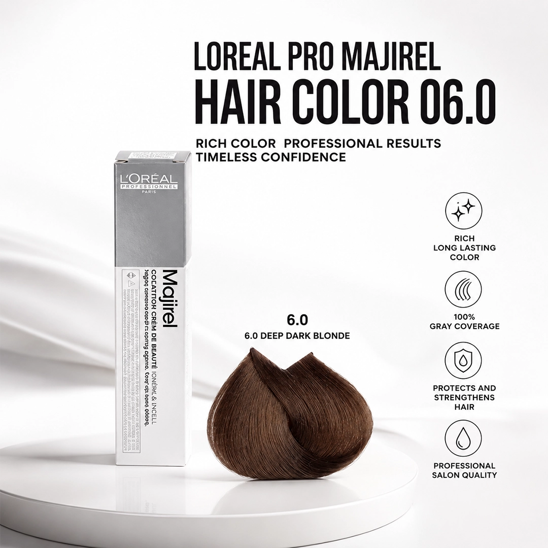 LOREAL PRO MAJIREL HAIR COLOR 06.0