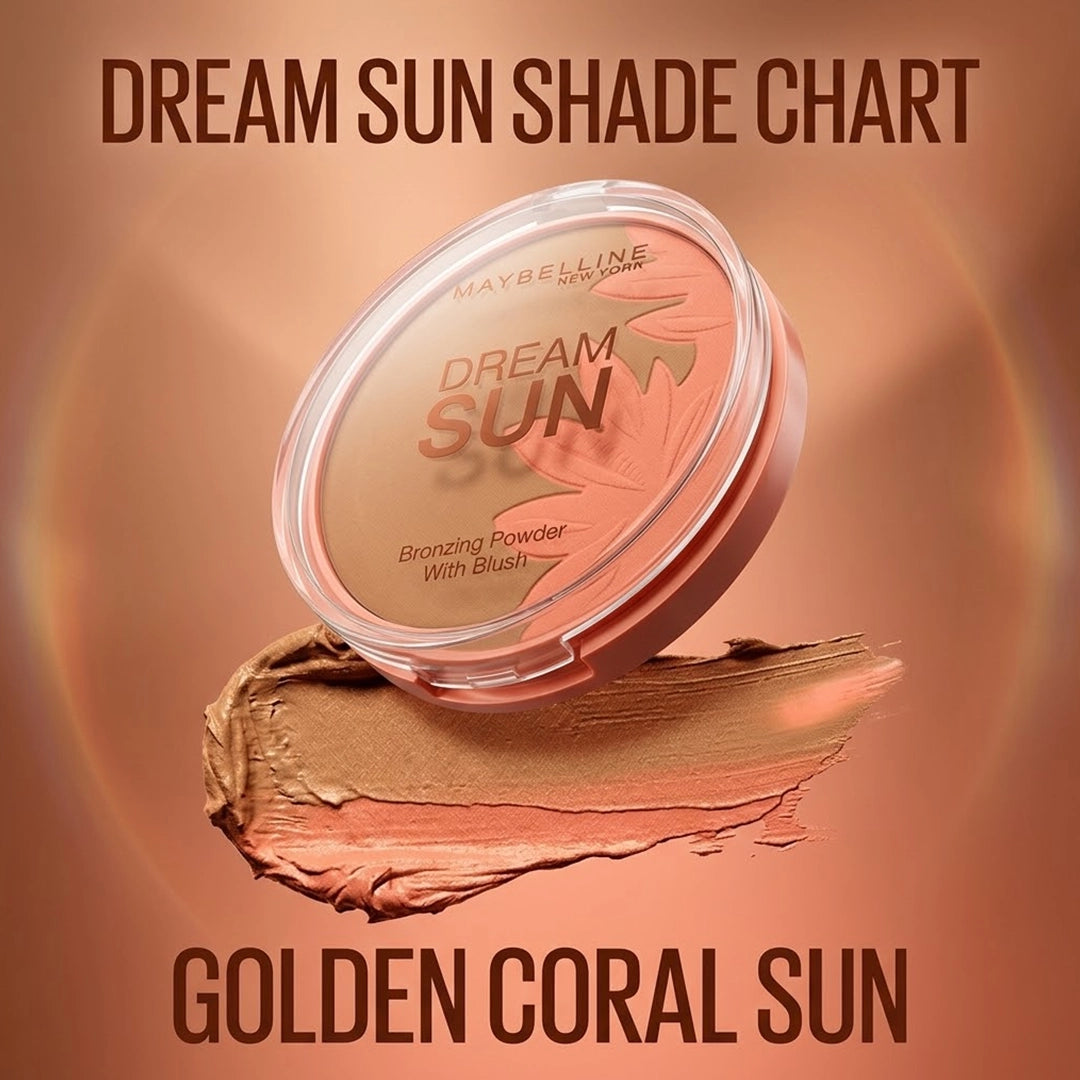 MAYBELLINE BRONZING POWDER WITH BLUSH DREAM SUN