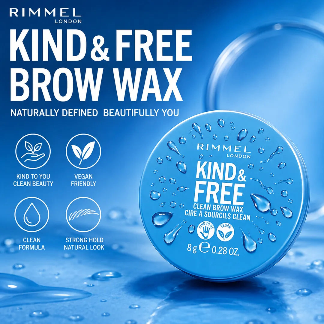 RIMMEL KIND & FREE BROW WAX 8G