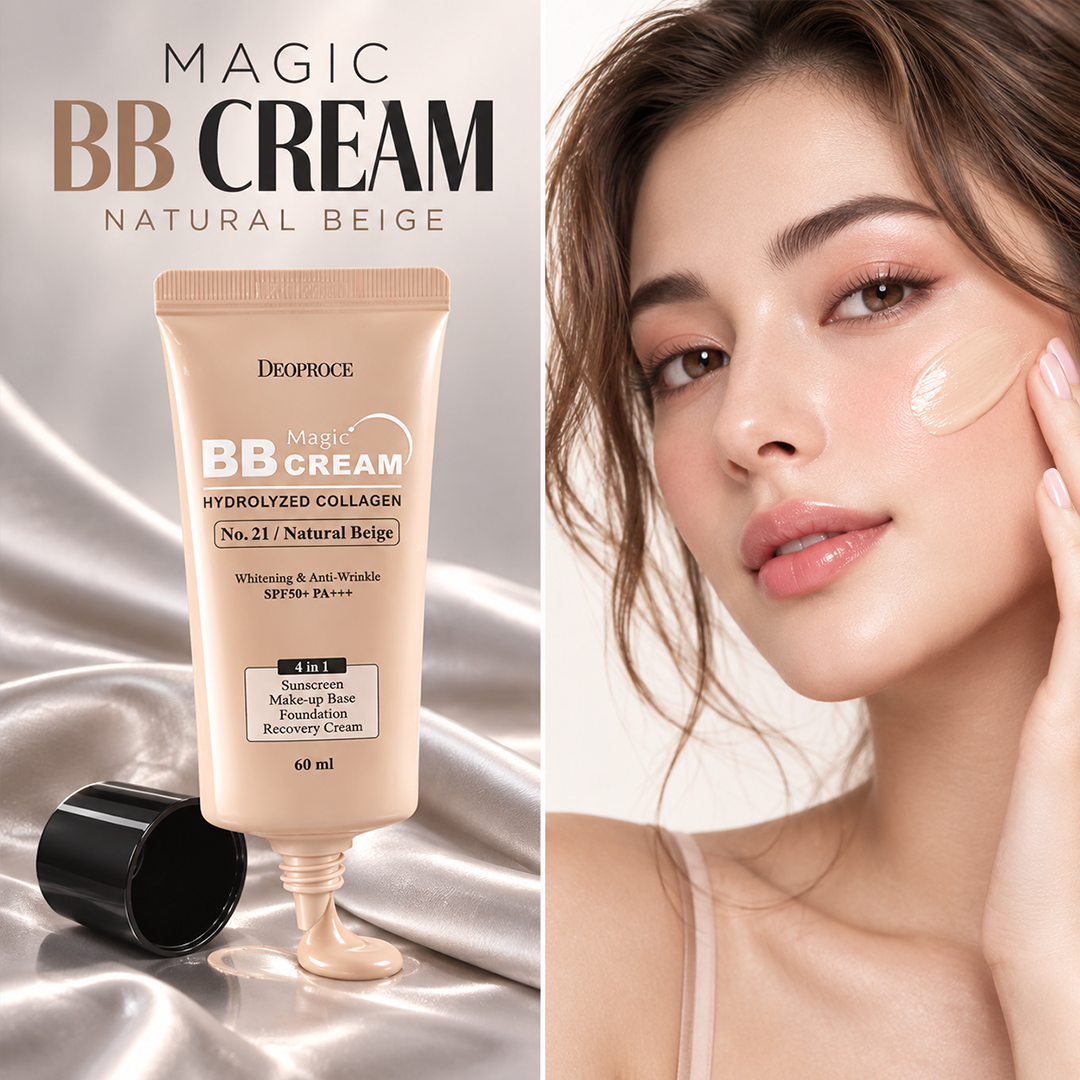DEOPROCE BB BREAM MAGIC 4IN1 SPF50+ NO 21 NATURAL BEIGE 60ML