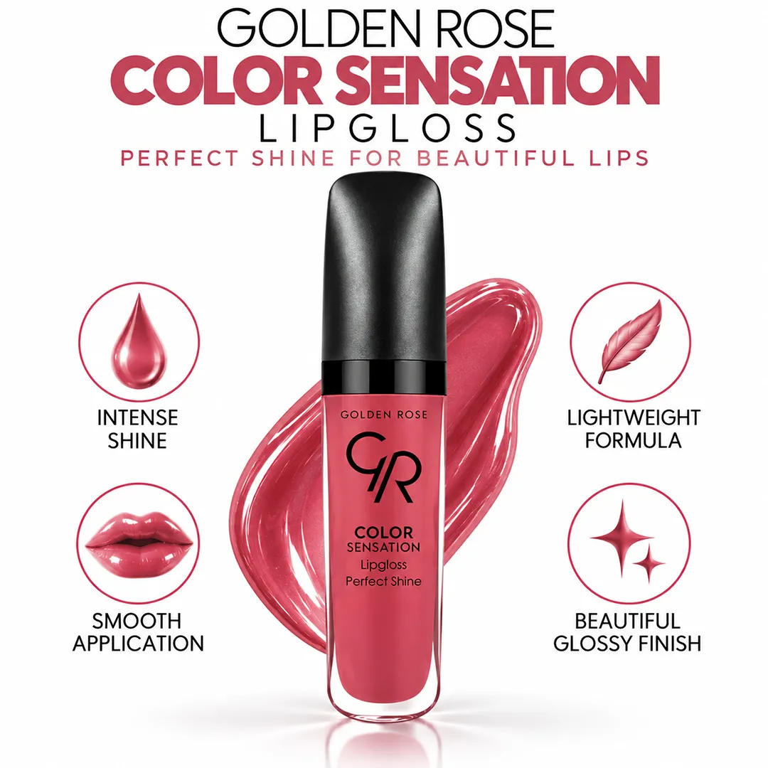 GOLDEN ROSE LIPGLOSS COLOR SENSATION 118