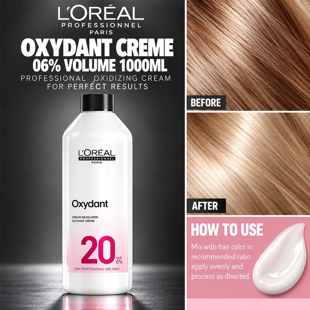 LOREAL PRO OXYDANT CREME 06% VOLUME 1000ML
