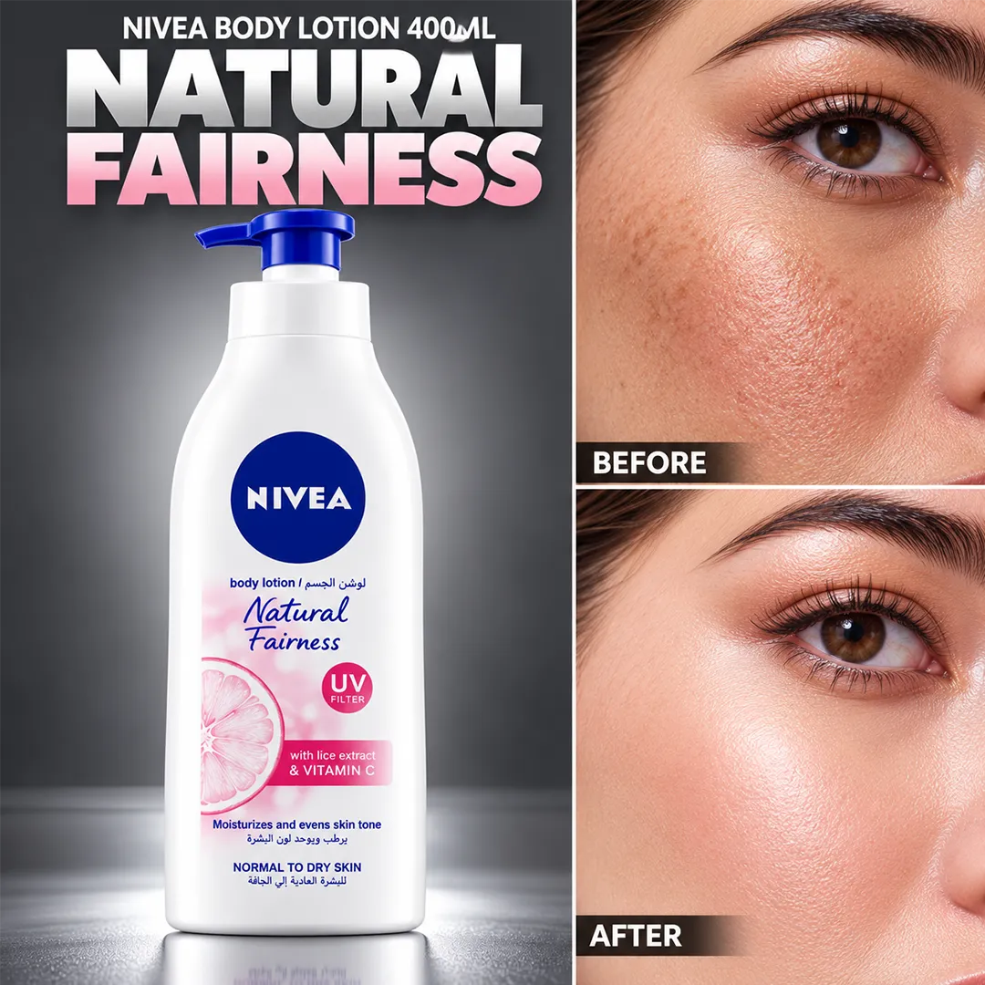 NIVEA BODY LOTION 400ML NATURAL FAIRNESS