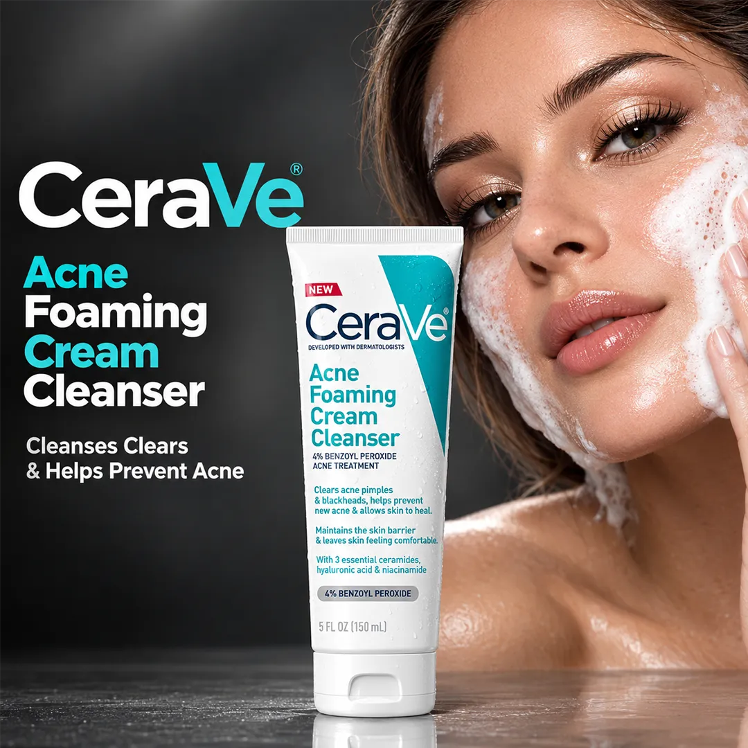 CERAVE ACNE FOAMING CREAM CLEANSER 150ML