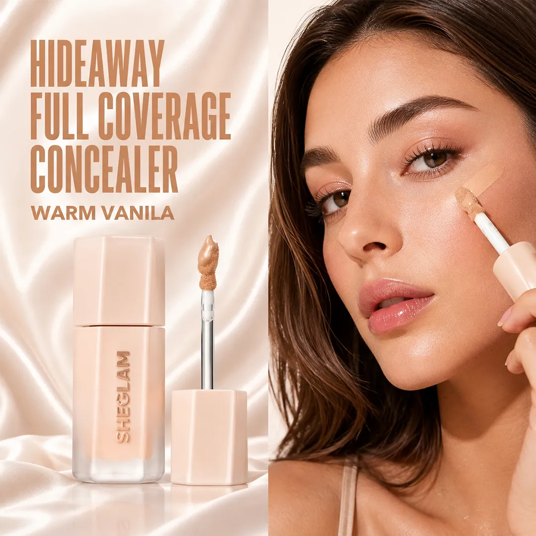 SHEGLAM HIDEAWAY FULL COVERGE CONCEALER 3.5ML WARM VANILA