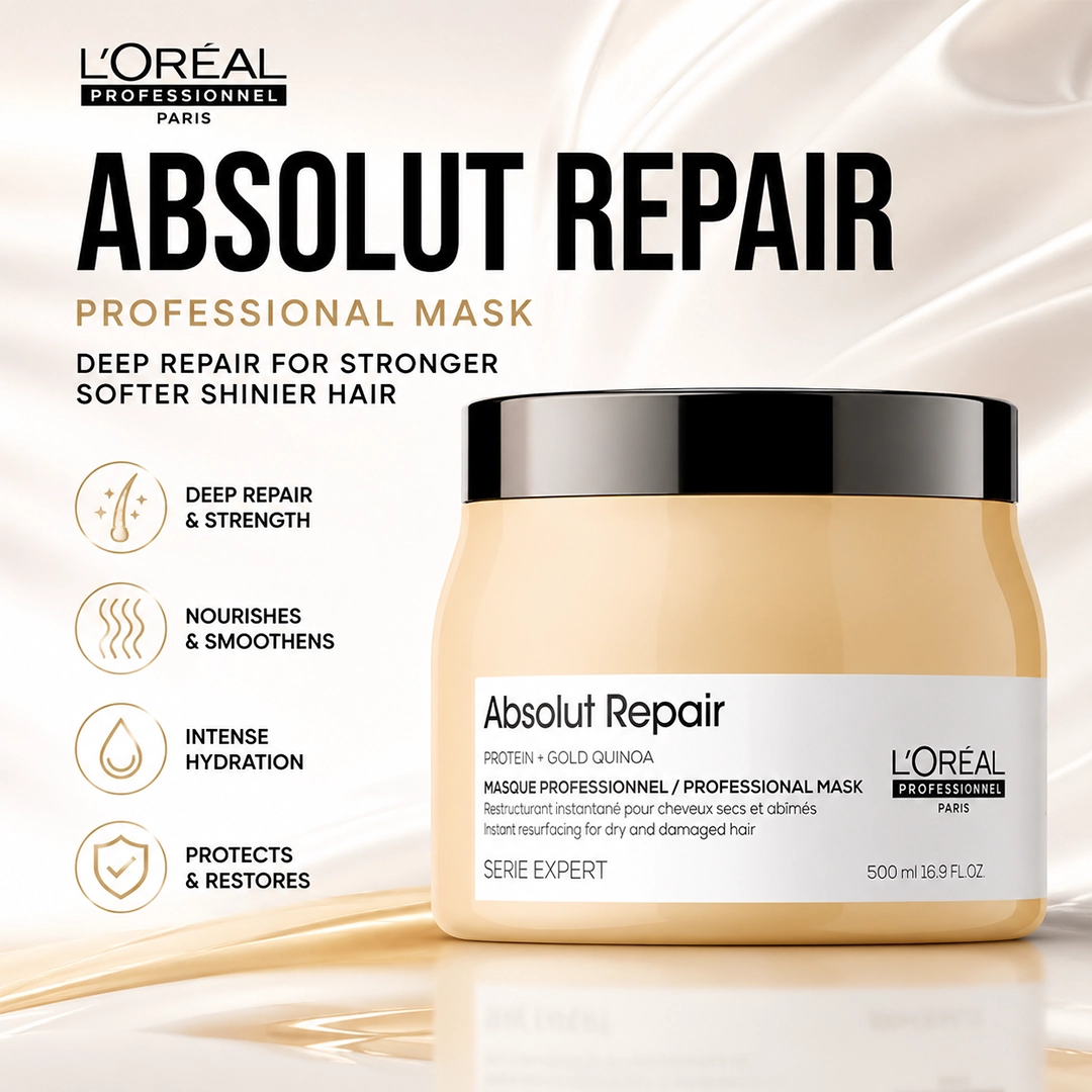 LOREAL PRO ABSOLUT REPAIR MASQUE 500ML GOLD