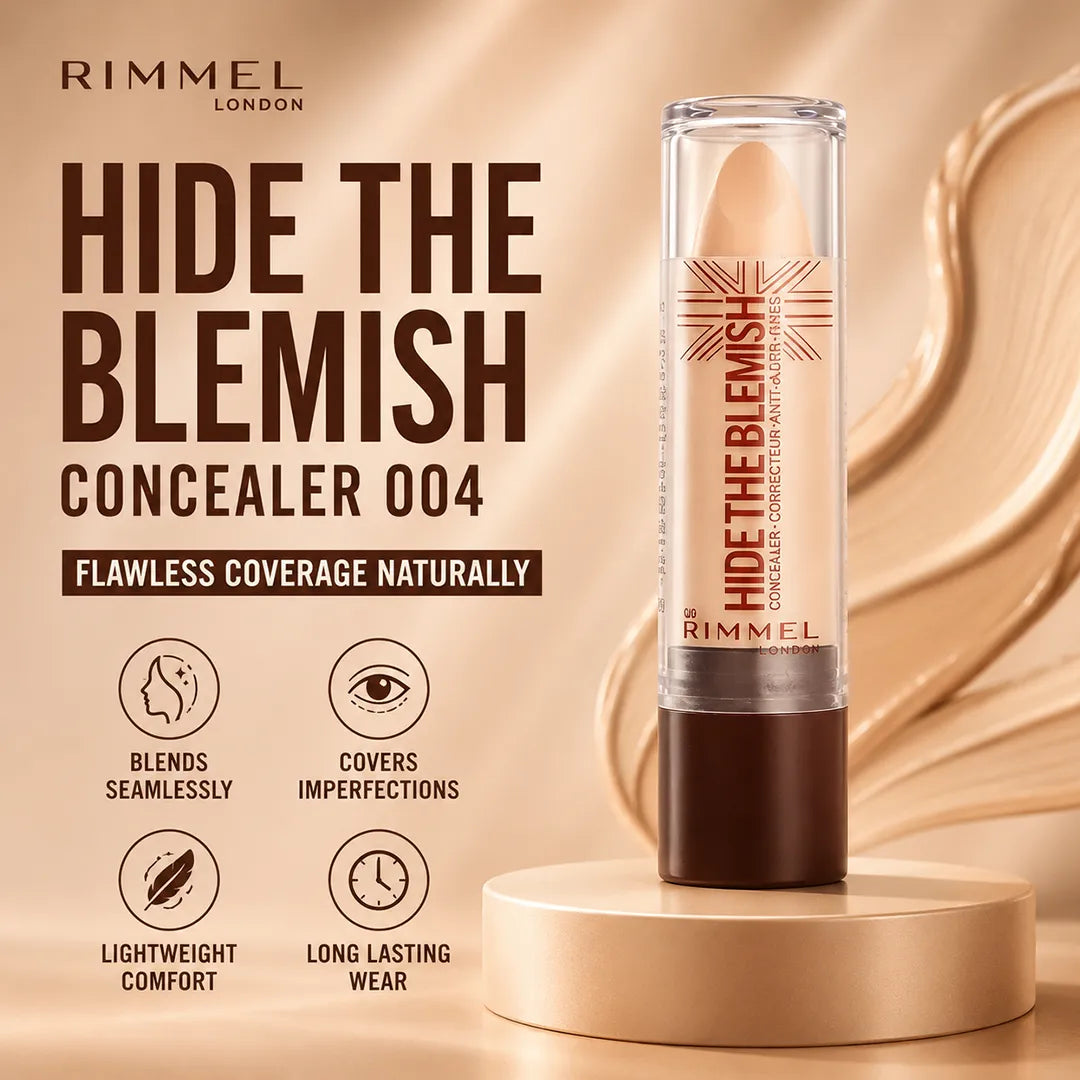 RIMMEL HIDE THE BLEMISH CONCEALER 004
