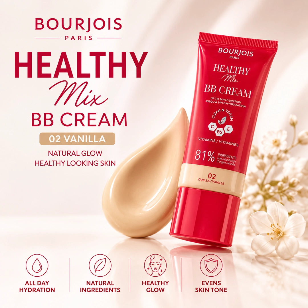 BOURJOIS BB CREAM HEALTHY MIX 02 VANILLA