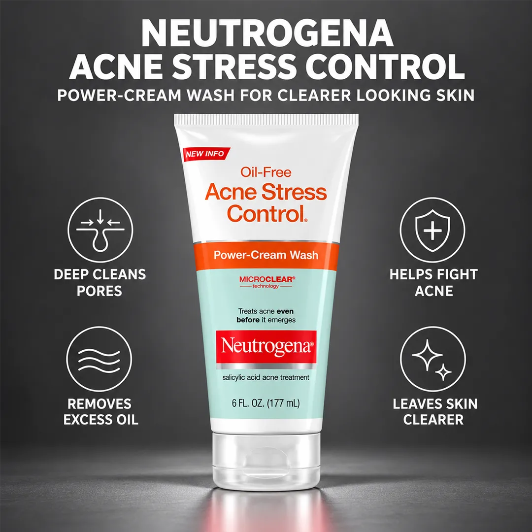 NEUTROGENA ACNE WASH 177ML STRESS CONTROL