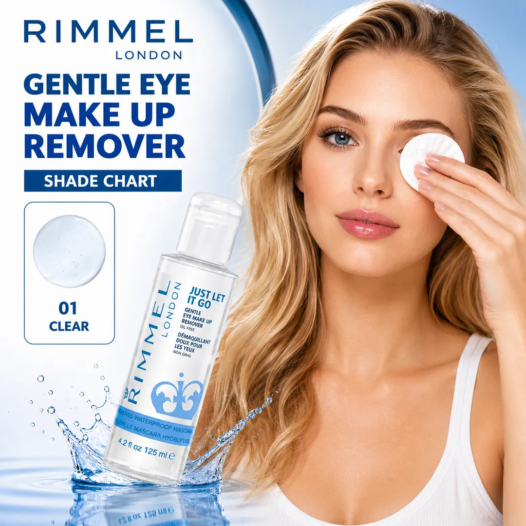 RIMMEL GENTLE EYE MAKE UP REMOVER 125ML