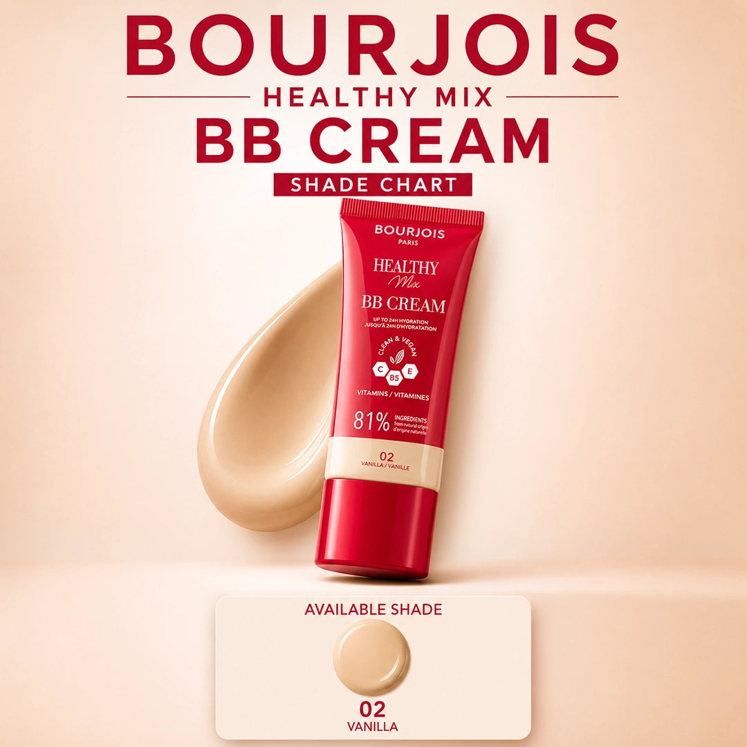 BOURJOIS BB CREAM HEALTHY MIX 02 VANILLA