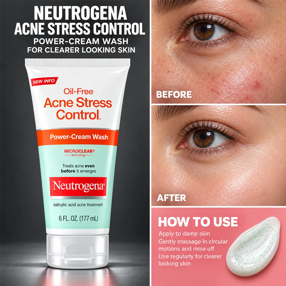 NEUTROGENA ACNE WASH 177ML STRESS CONTROL