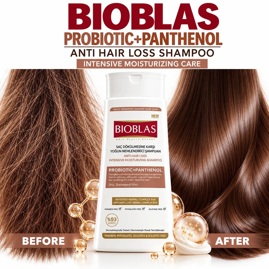 BIOBLAS SHAMPOO 360ML PROBIOTIC AND PANTHENOL