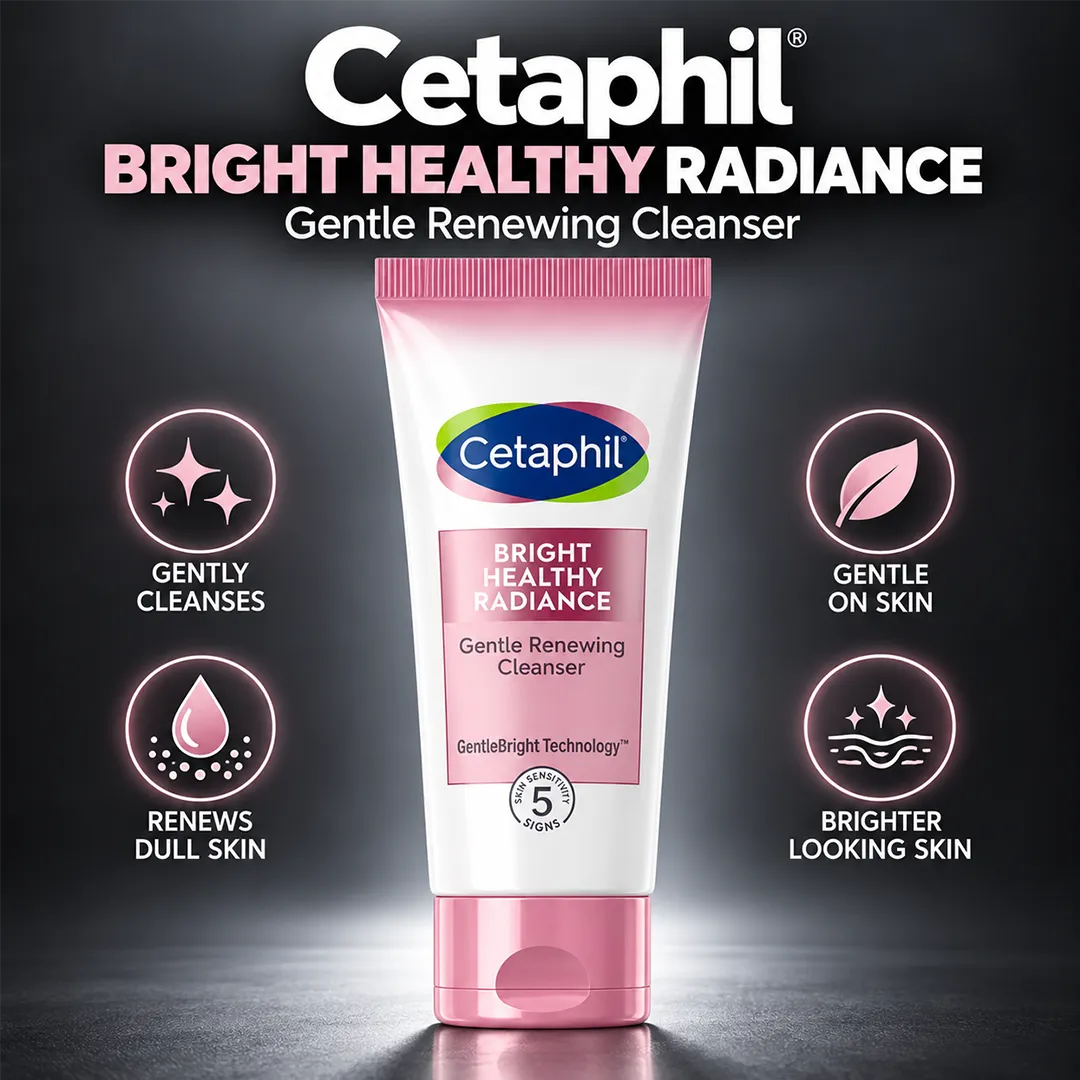 CETAPHIL BRIGHT HEALTHY GENTLE RENEWING CLEANSER 100G