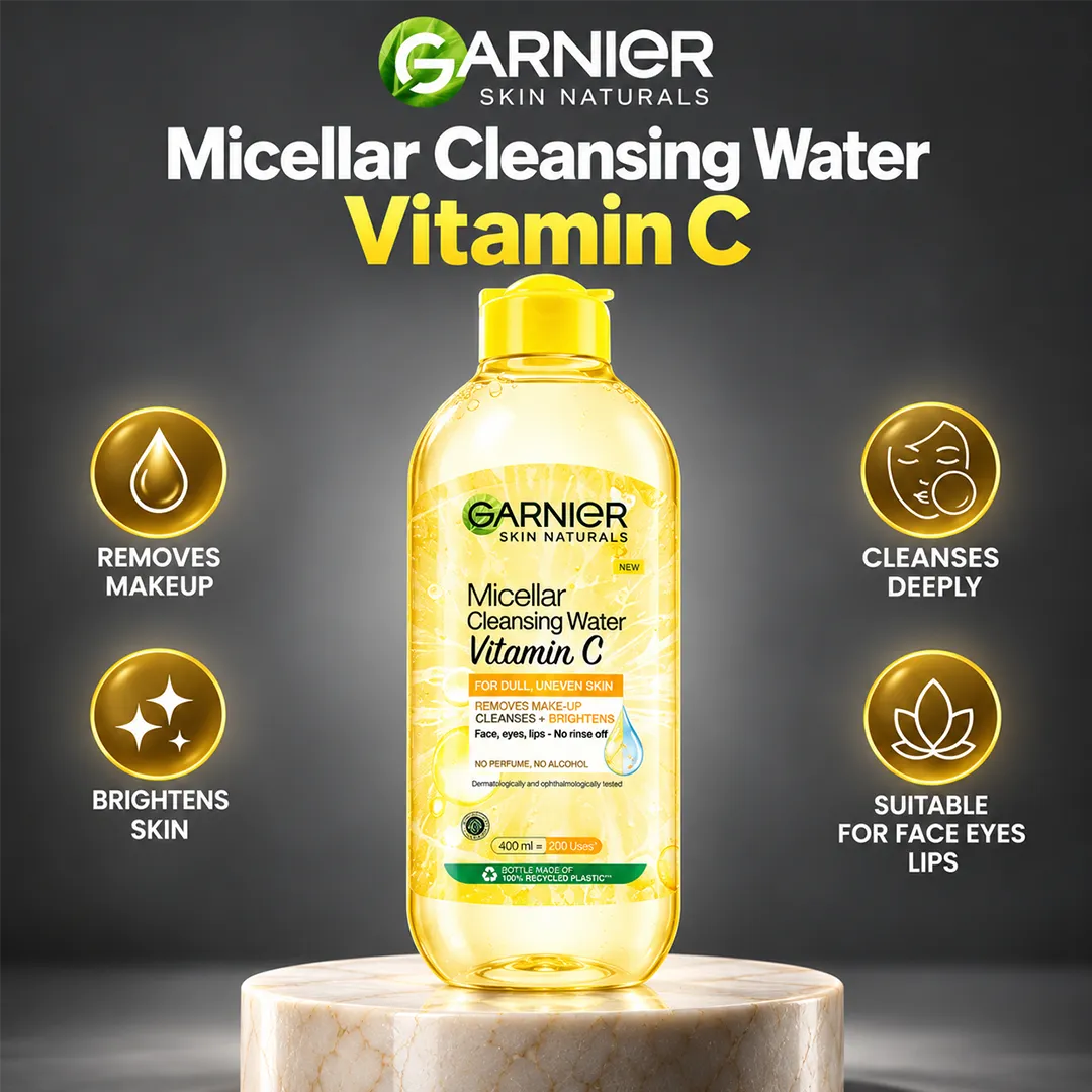 GARNIER MICELLAR WATER 400ML VIT C