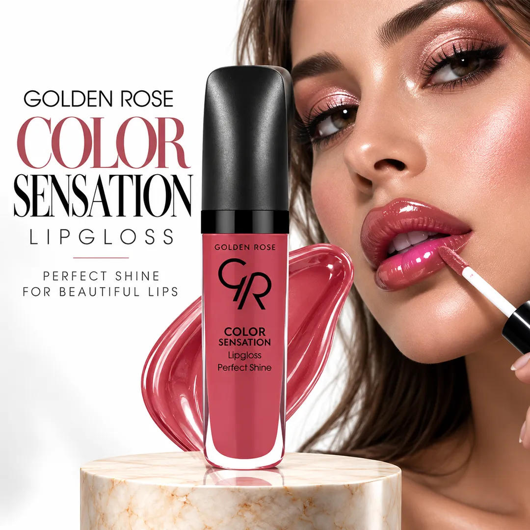 GOLDEN ROSE LIPGLOSS COLOR SENSATION 118