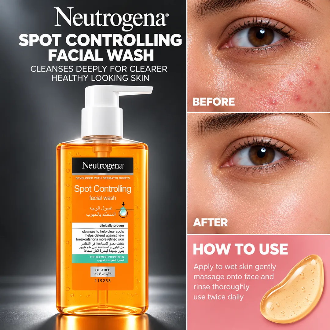 NEUTROGENA SPOT CONTROLLING DAILY WASH 200ML