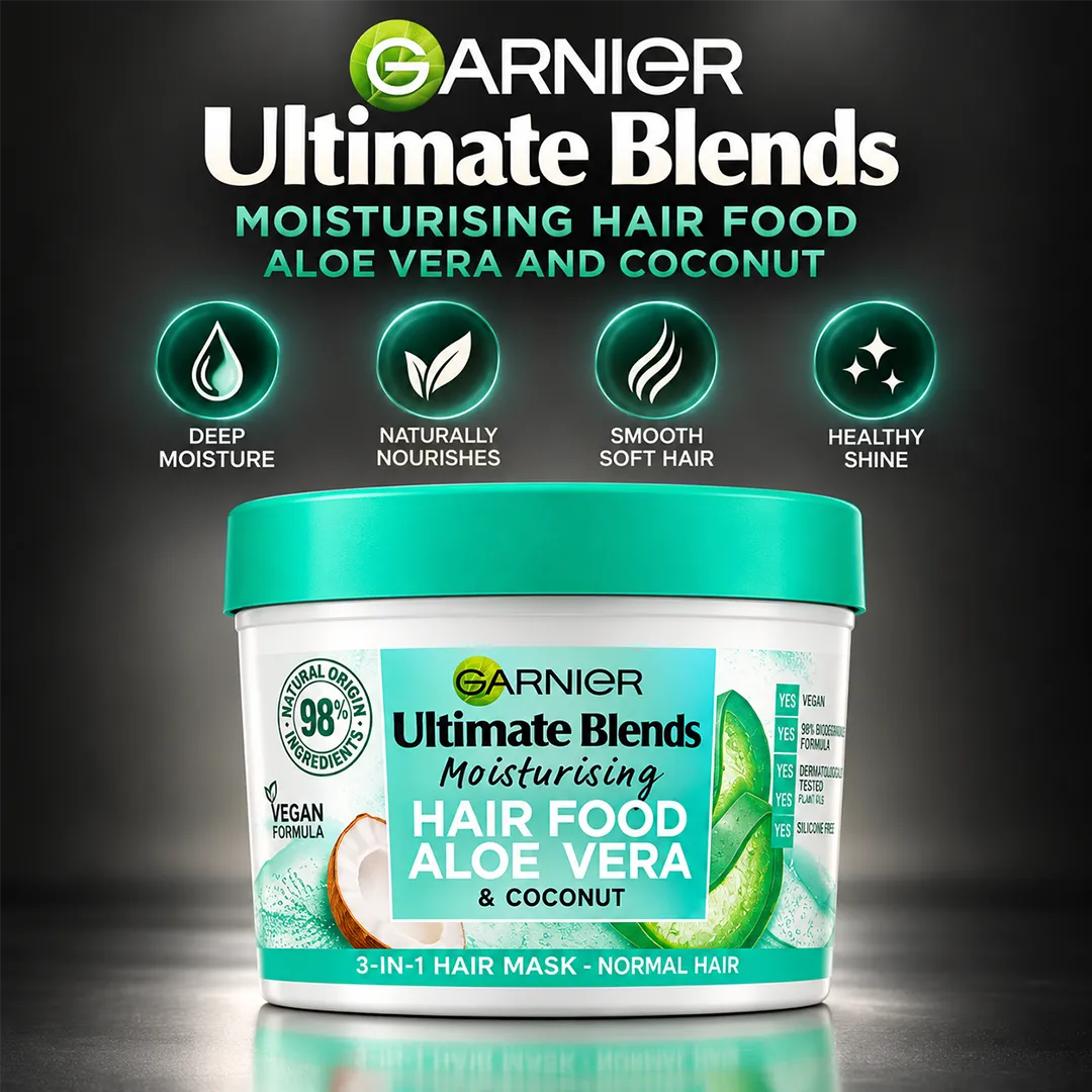 ULTIMATE BLENDS HAIR MASK 390ML ALOE VERA AND COCONUT