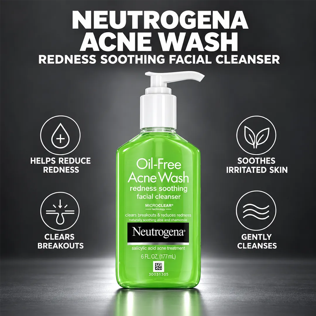 NEUTROGENA ACNE WASH 177ML REDNESS SOOTHING