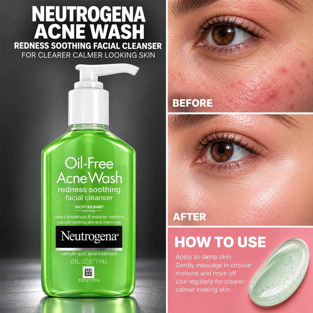 NEUTROGENA ACNE WASH 177ML REDNESS SOOTHING