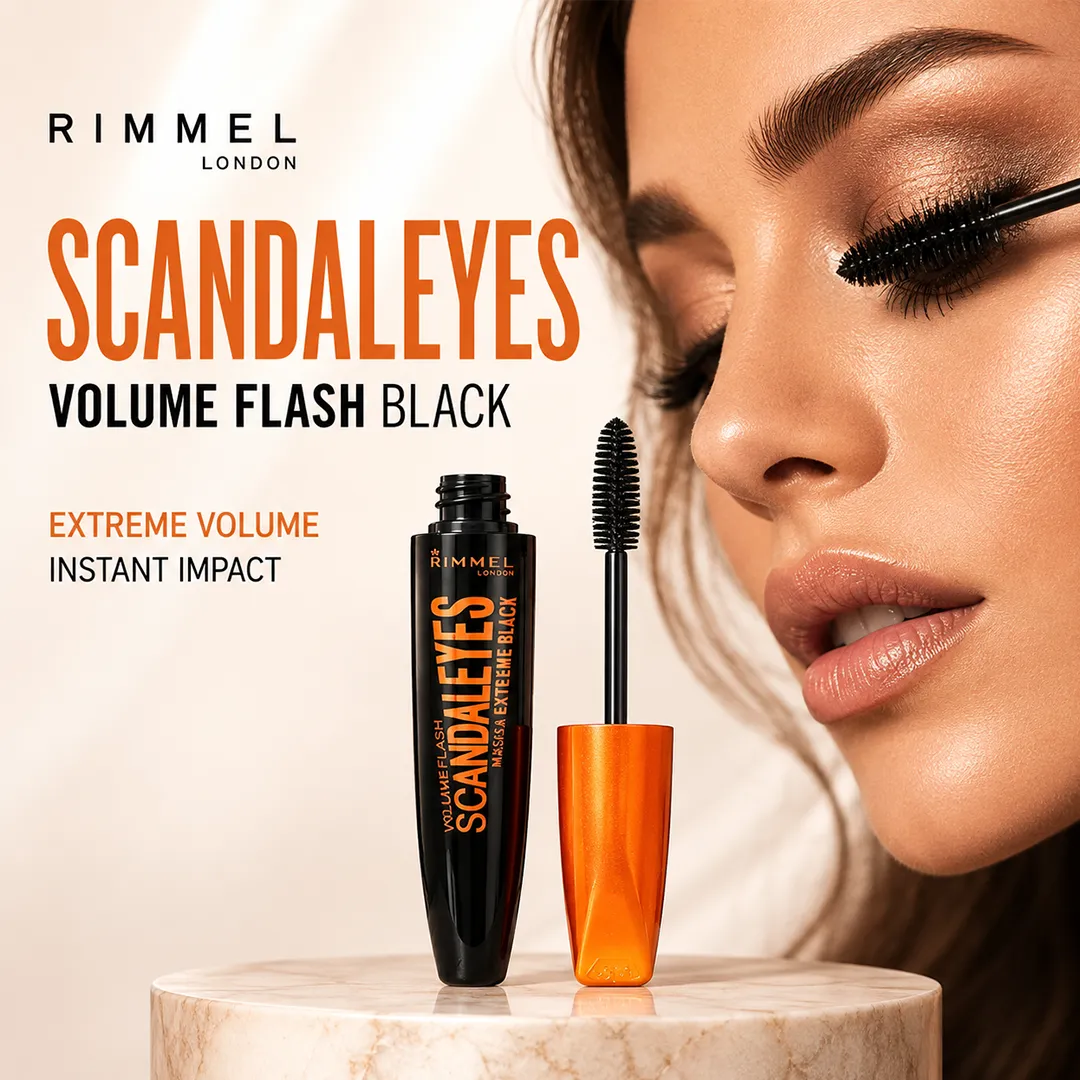 RIMMEL MASCARA SCANDAL EYES VOLUME FLASH BLACK