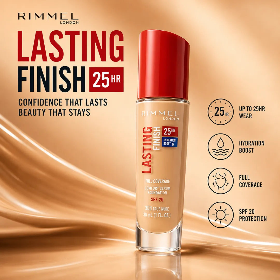 RIMMEL FOUNDATION LASTING FINISH 25HR