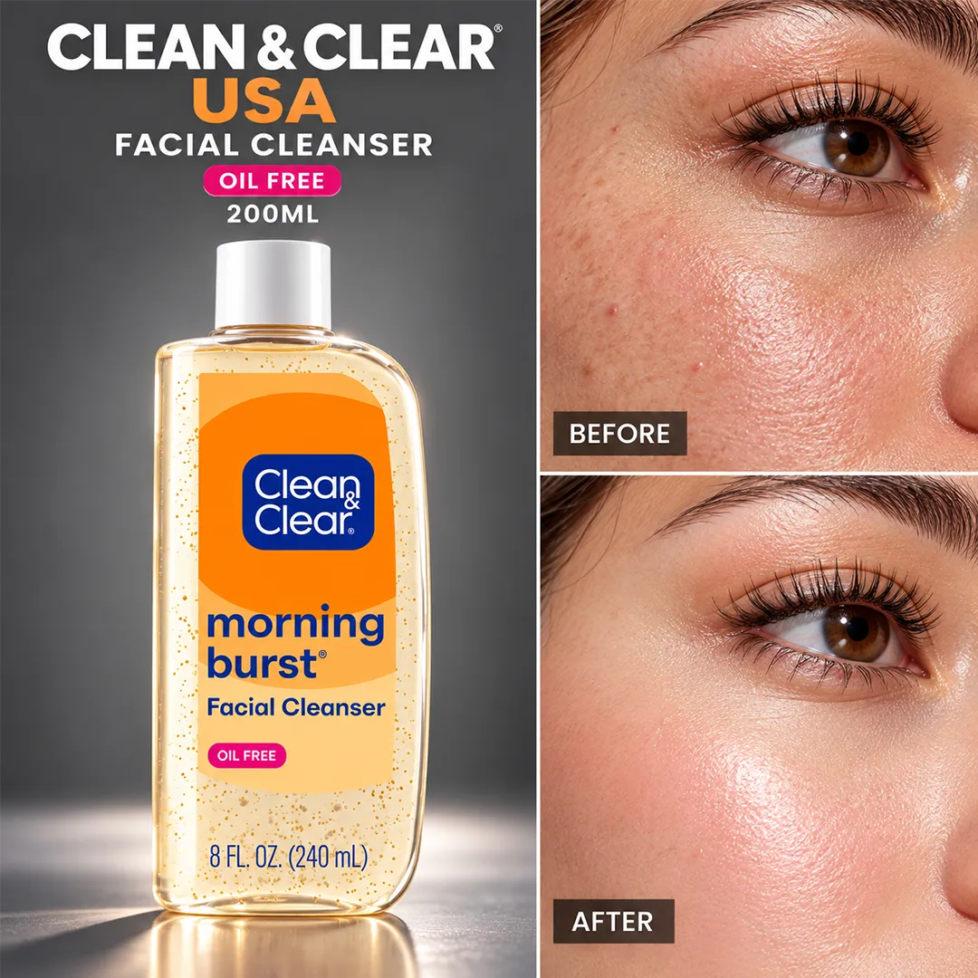 CLEAN CLEAR USA FACIAL CLEANSER OIL FREE 200ML