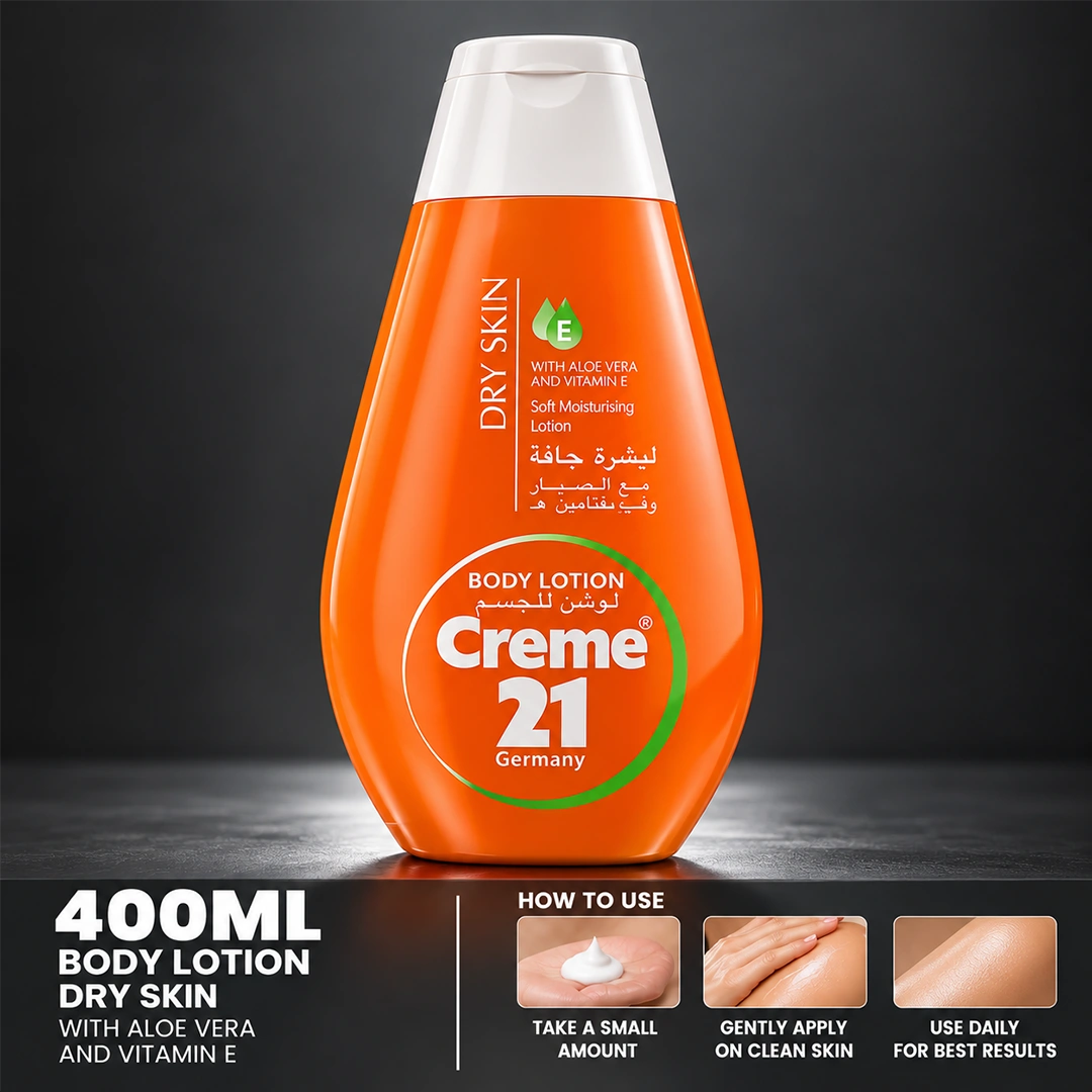 CREME 21 BODY LOTION 400ML DRY SKIN