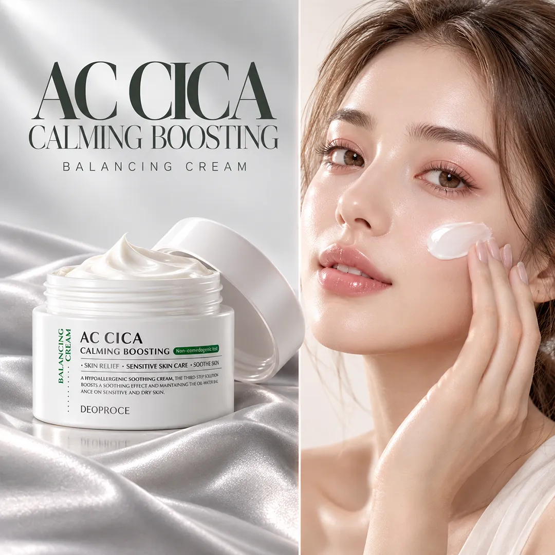 DEOPROCE AC CICA CALMING BOOSTING BALANCING CREAM 50G