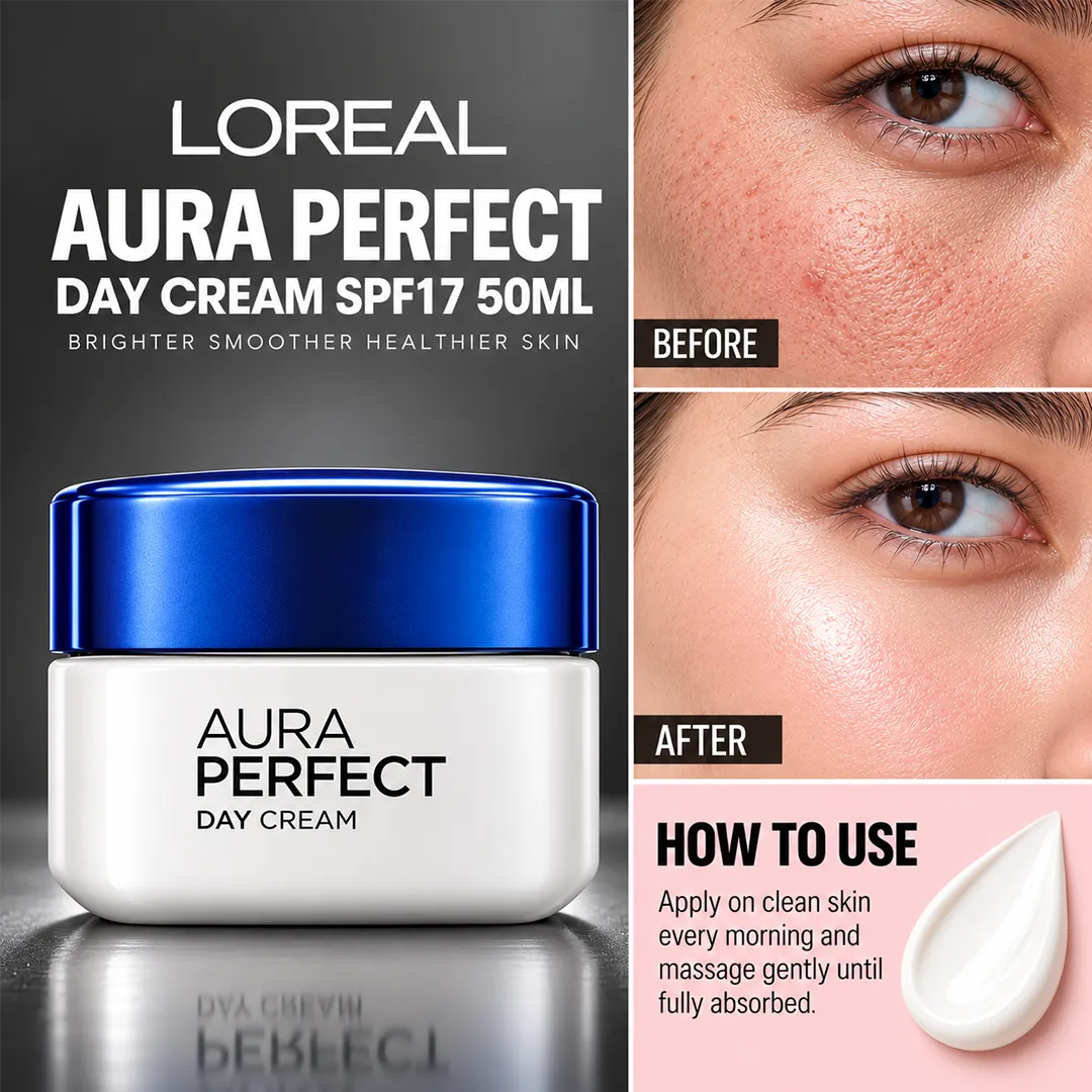 LOREAL AURA PERFECT DAY CREAM SPF17 50ML