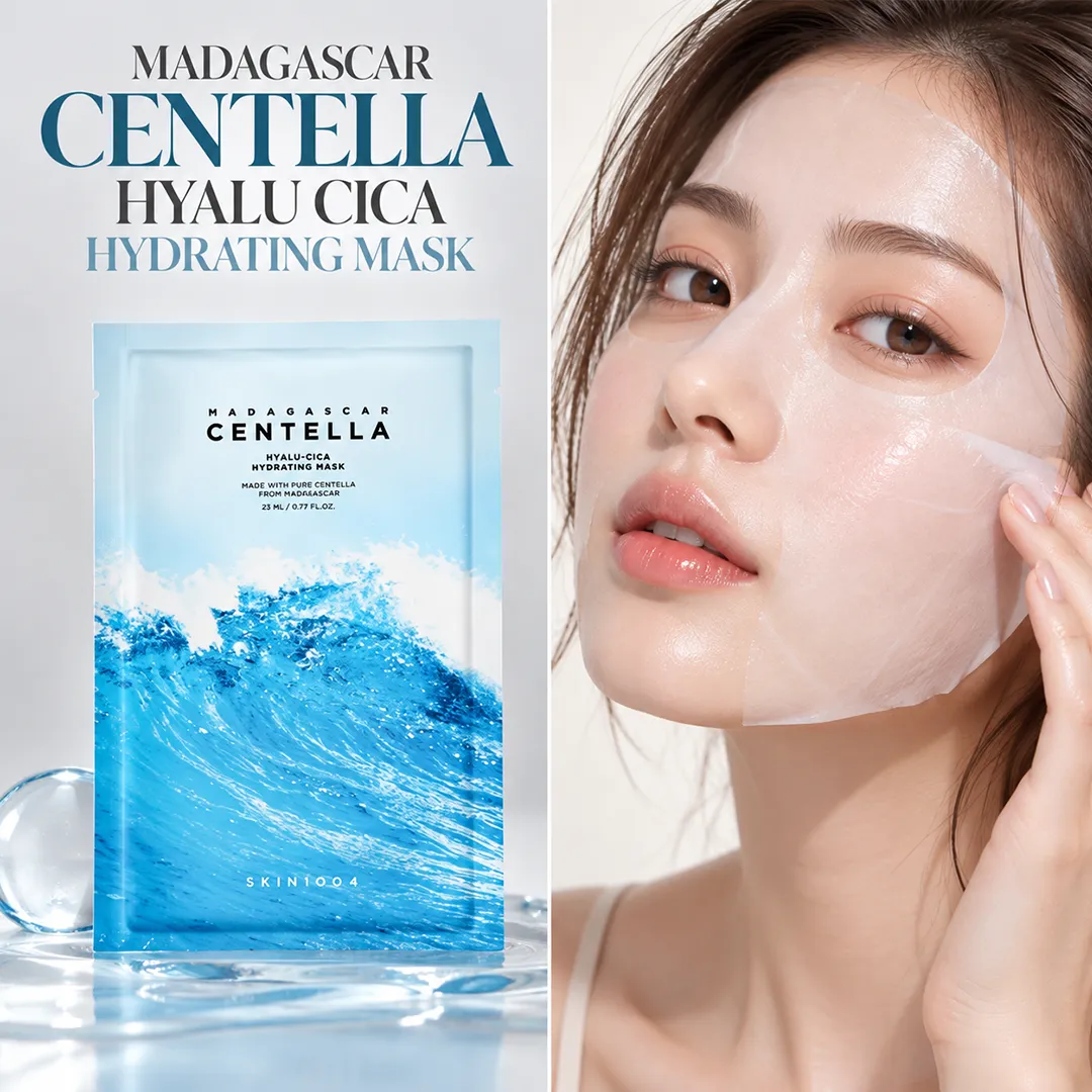 MADAGASCAR CENTELLA  HYALU CICA HYDRATING MASK 23ML SKIN1004