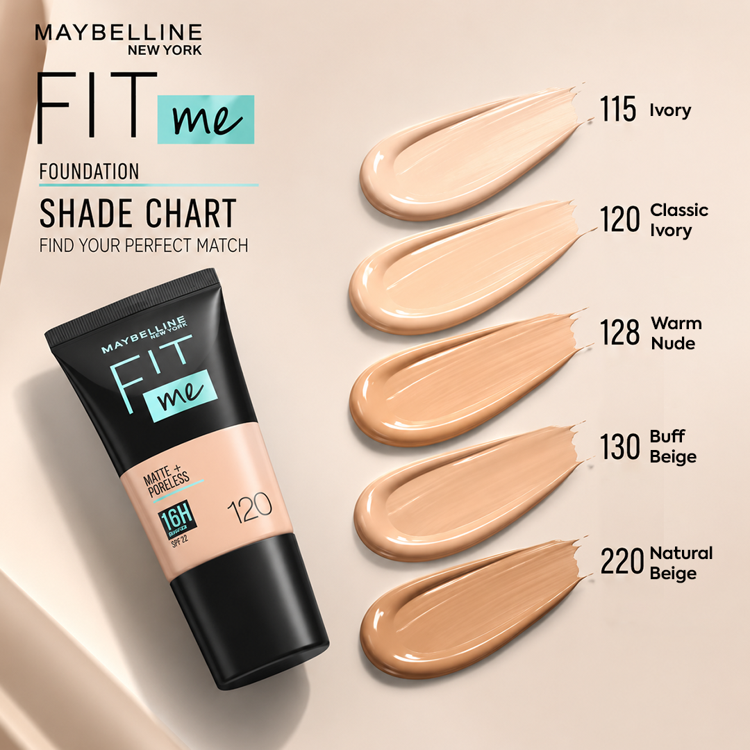 MAYBELLINE FIT ME FOUNDATION MATTE 18ML