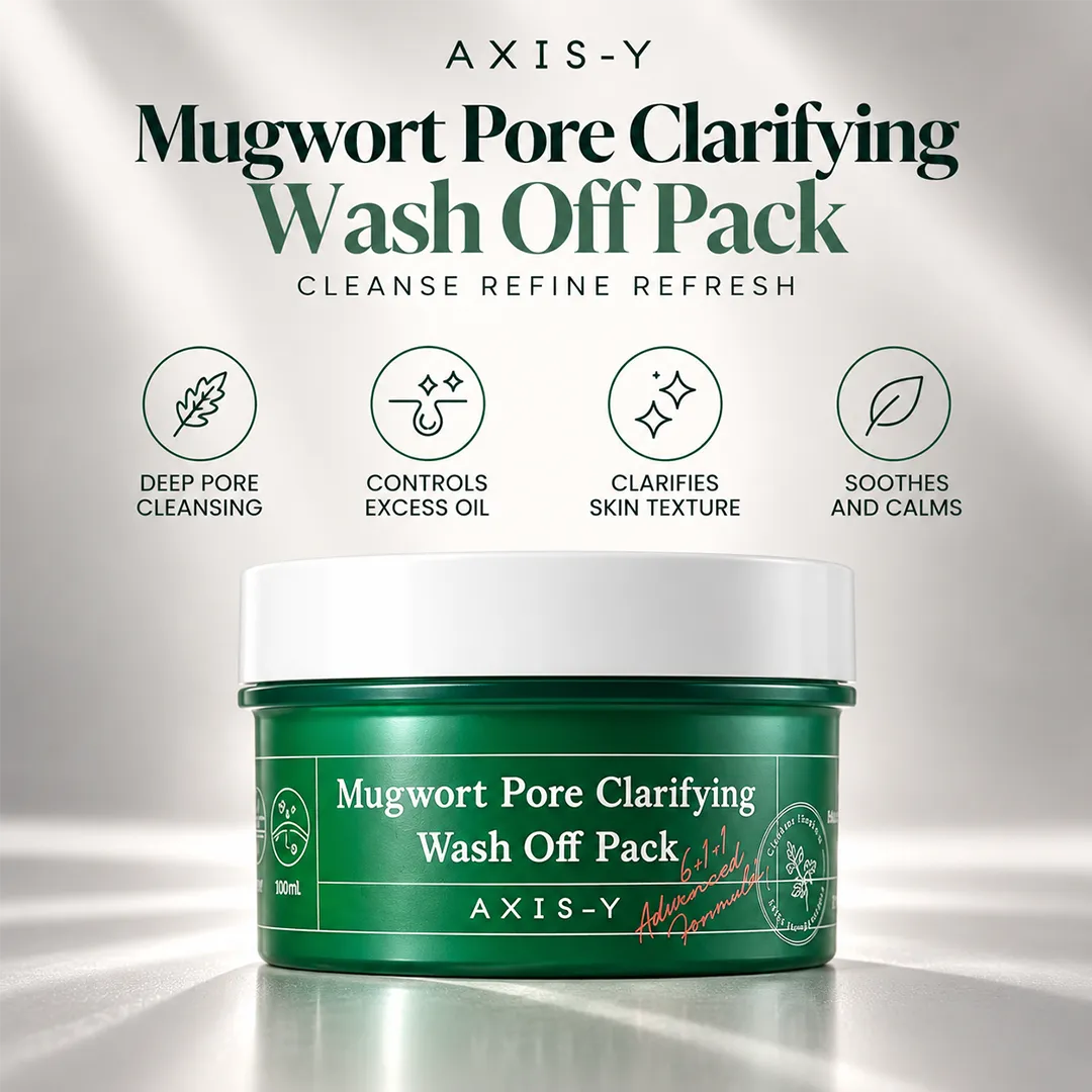 AXIS Y MUGWORT PORE CLARIFYING WASH OFF PACK 100ML