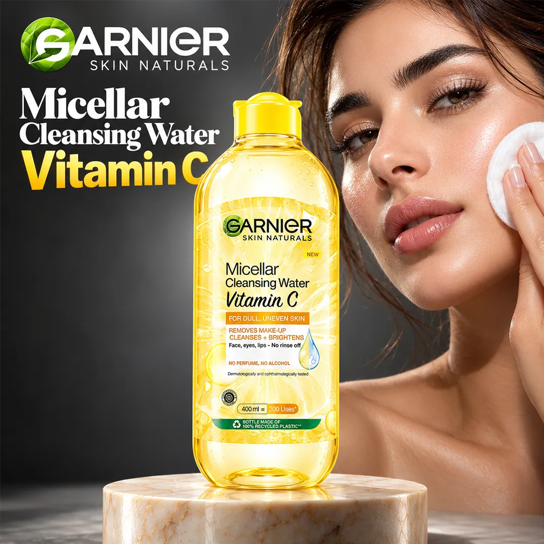 GARNIER MICELLAR WATER 400ML VIT C