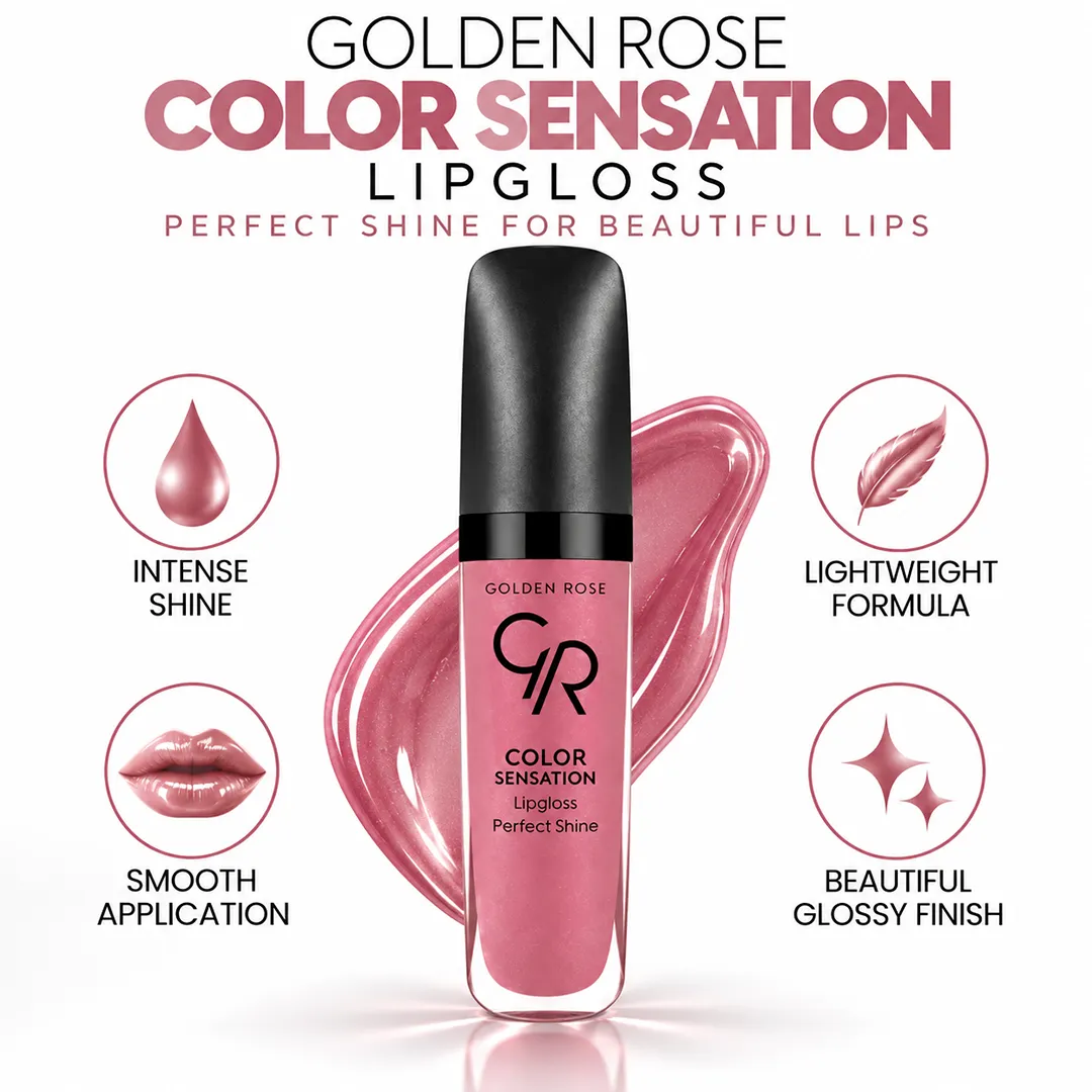 GOLDEN ROSE LIPGLOSS COLOR SENSATION 120