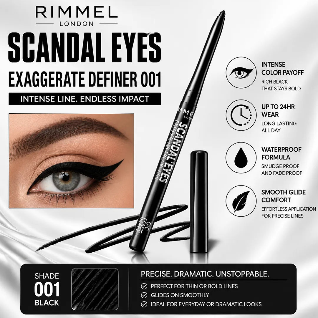 RIMMEL SCANDAL EYES EAXGGERATE DEFINER 001