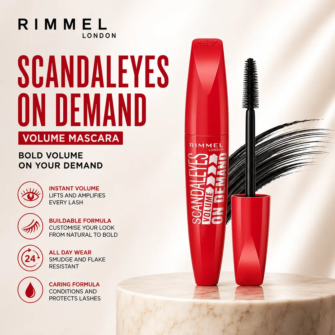 RIMMEL LONDON 12ML SCANDALEYES ON DEMAND