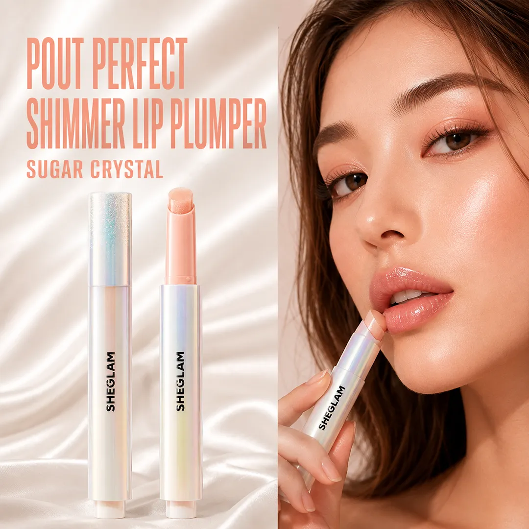 SHEGLAM POUT PERFECT SHIMMER LIP PLUMPER SUGAR CRYSTAL