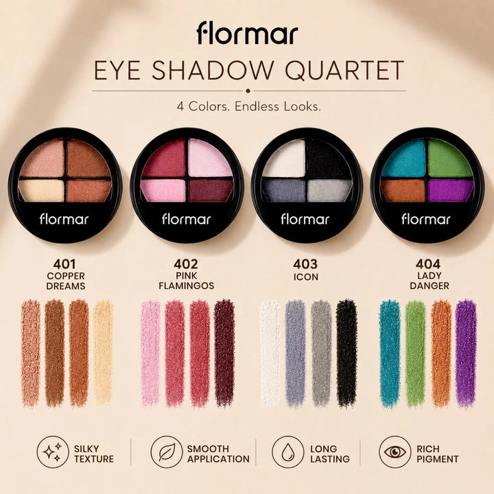FLORMAR EYE SHADOW QUARTET
