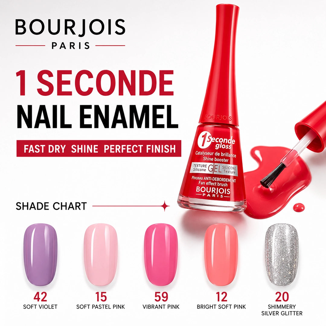 BOURJOIS 1 SECONDE NAIL ENAMEL
