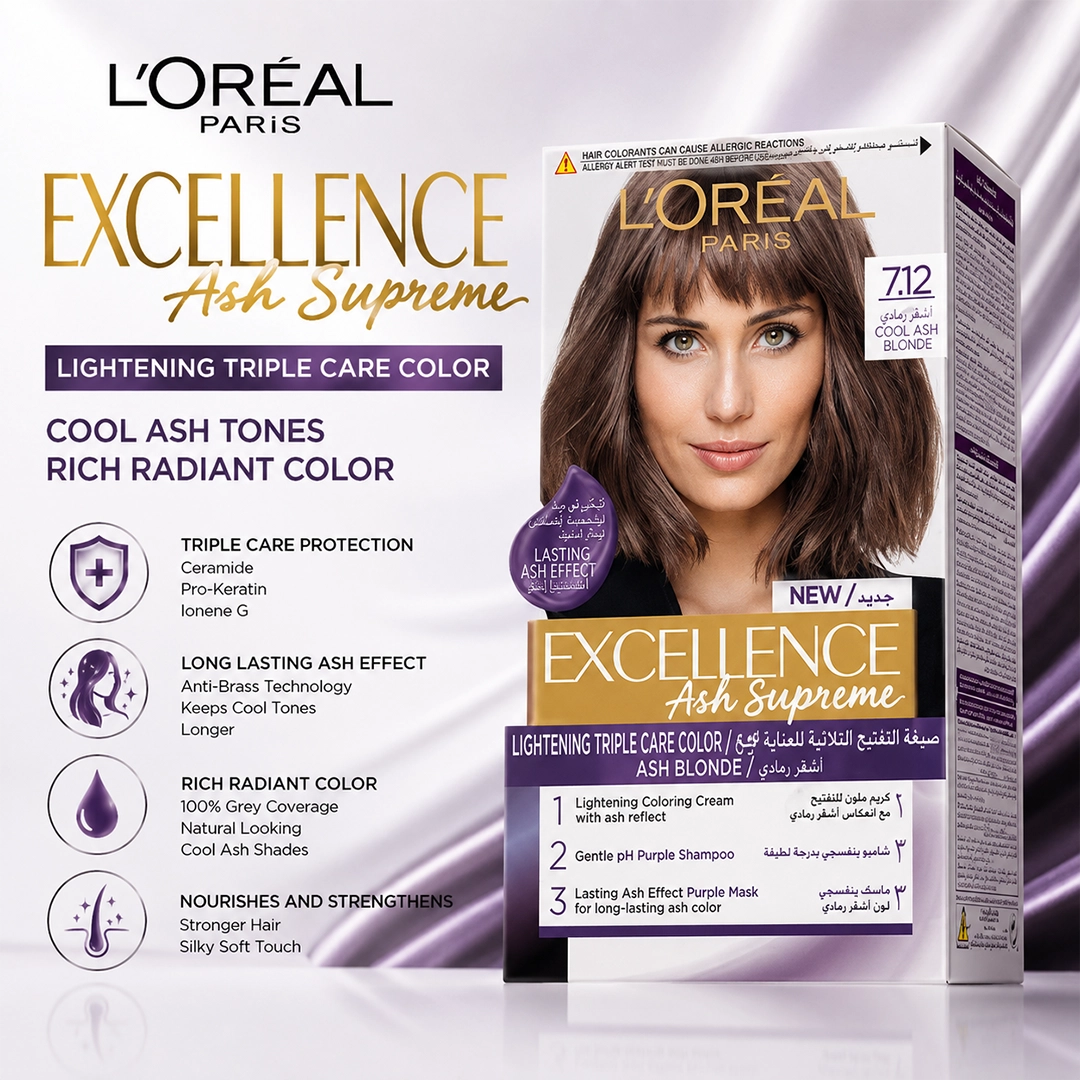 LOREAL EXCELLENCE COLOR 07.12