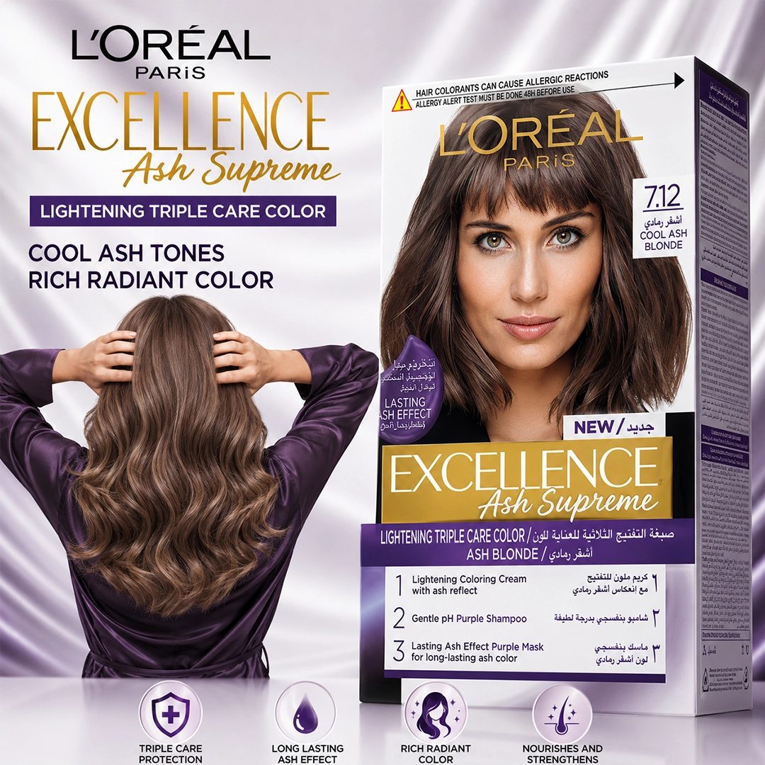 LOREAL EXCELLENCE COLOR 07.12