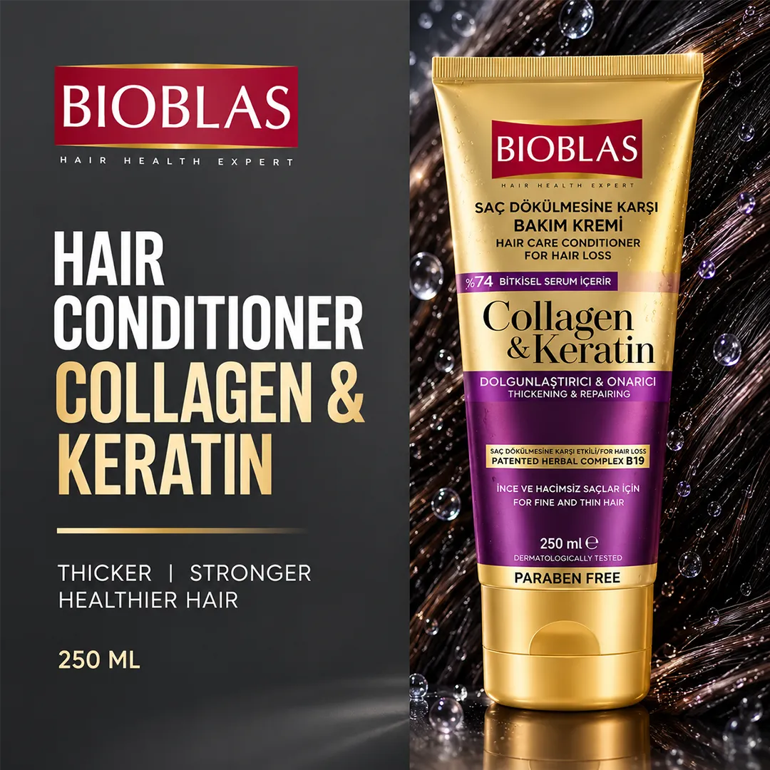 BIOBLAS HAIR CONDITIONER 250ML COLLAGEN & KERATIN