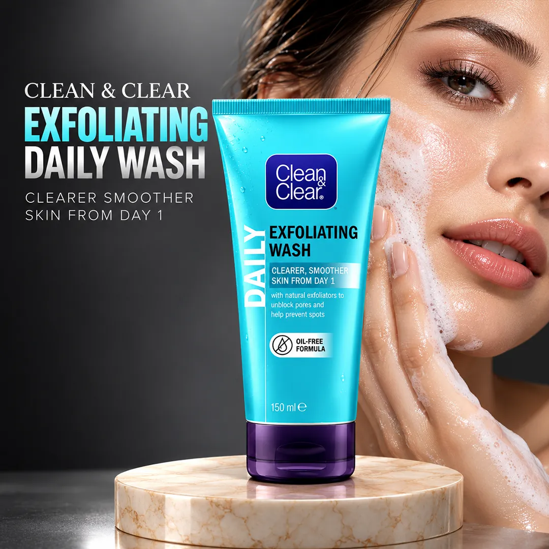 CLEAN CLEAR EXFOLIATING DAILY WASH 150ML