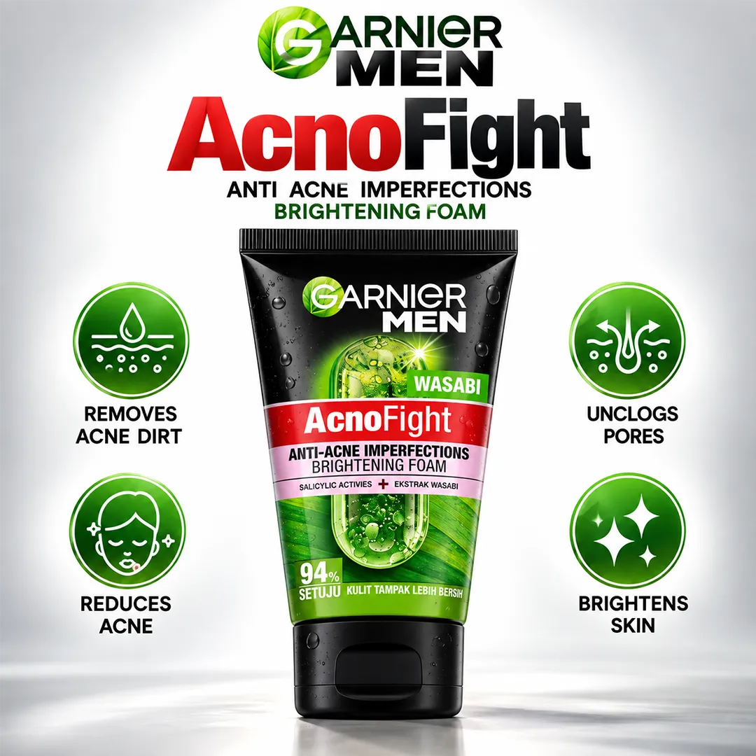 GARNIER MEN WASABI ACNO FIGHT 100ML