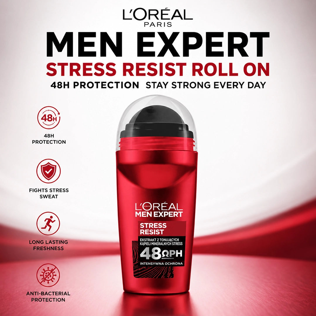 LOREAL MEN EXPERT ROLL ON 50ML STRESS RESIST