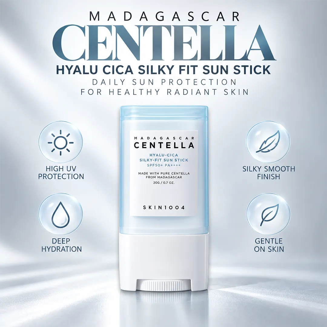 MADAGASCAR CENTELLA HYALU CICA SILKY FIT SUN STICK SPF50 20G