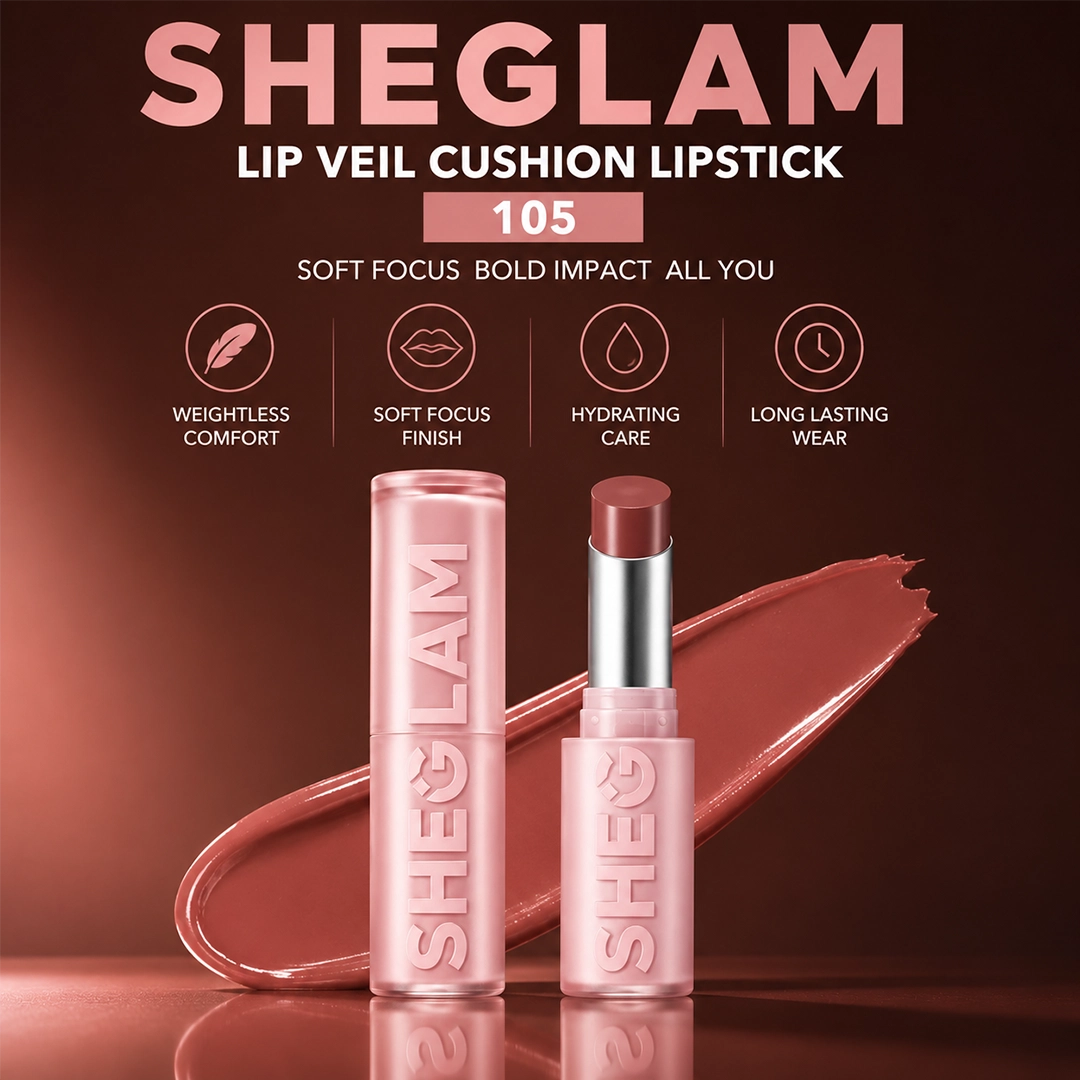 SHEGLAM LIP VEIL CUSHION LIPSTICK 105