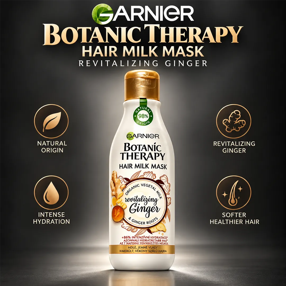 GARNIER HAIR MILK MASK 250ML REVITALIZING GINGER