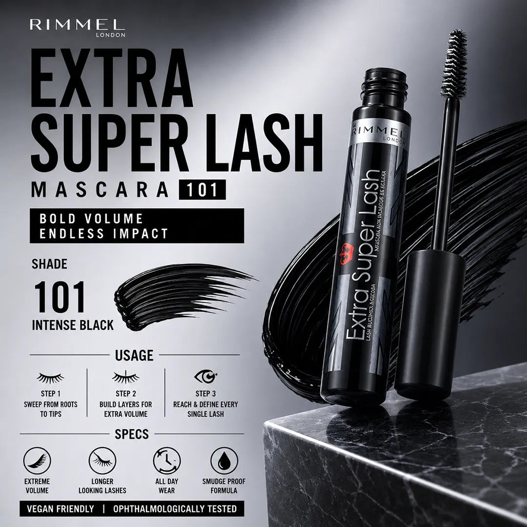 RIMMEL EXTRA SUPER LASH MASCARA 101